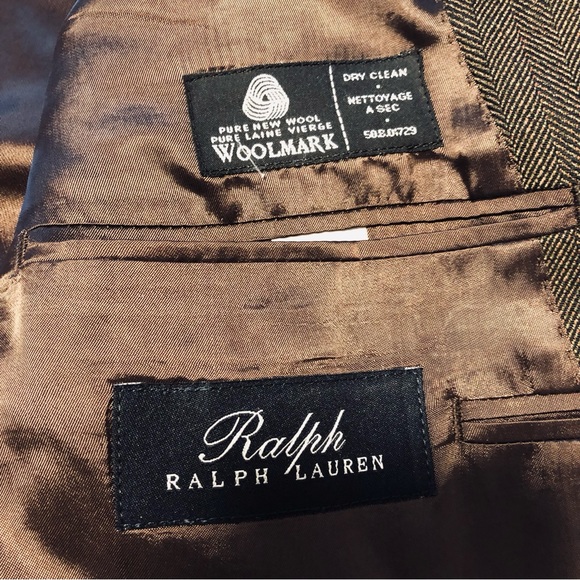 Ralph Lauren 44R Wool Herringbone Tweed Sports Jacket NWOT🌟Host Pick 🌟 - Picture 12 of 16